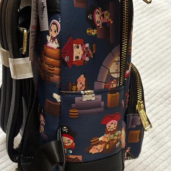 NWT Loungefly Disney Parks Pirate Themed Backpack